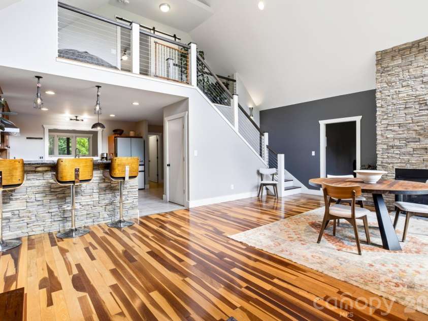 73 Hudson Hollow, Horse Shoe, NC 28742.  MLS# CAR4418438, YatesRealty ID 49706. Dining Area