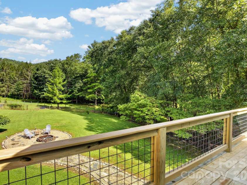 73 Hudson Hollow, Horse Shoe, NC 28742.  MLS# CAR4418438, YatesRealty ID 49706. View from deck