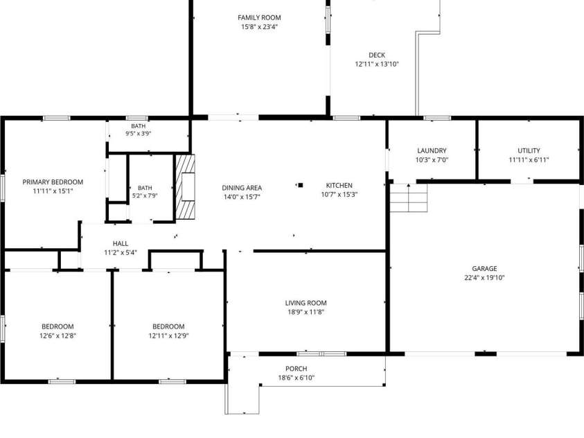 1270 Old Stone House Road, Salisbury, NC 28146.  MLS# CAR4423191, YatesRealty ID 49707. Floor Plan