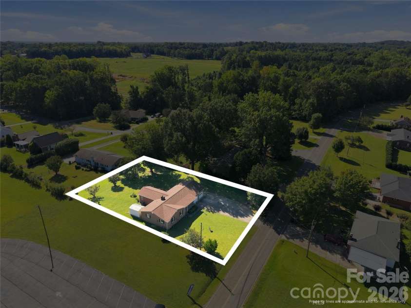 1270 Old Stone House Road, Salisbury, NC 28146.  MLS# CAR4423191, YatesRealty ID 49707. Lot Lines