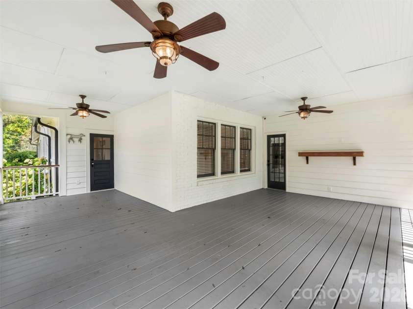 201 Brandywine Road, Charlotte, NC 28209.  MLS# CAR4423103, YatesRealty ID 49720. Huge back porch!