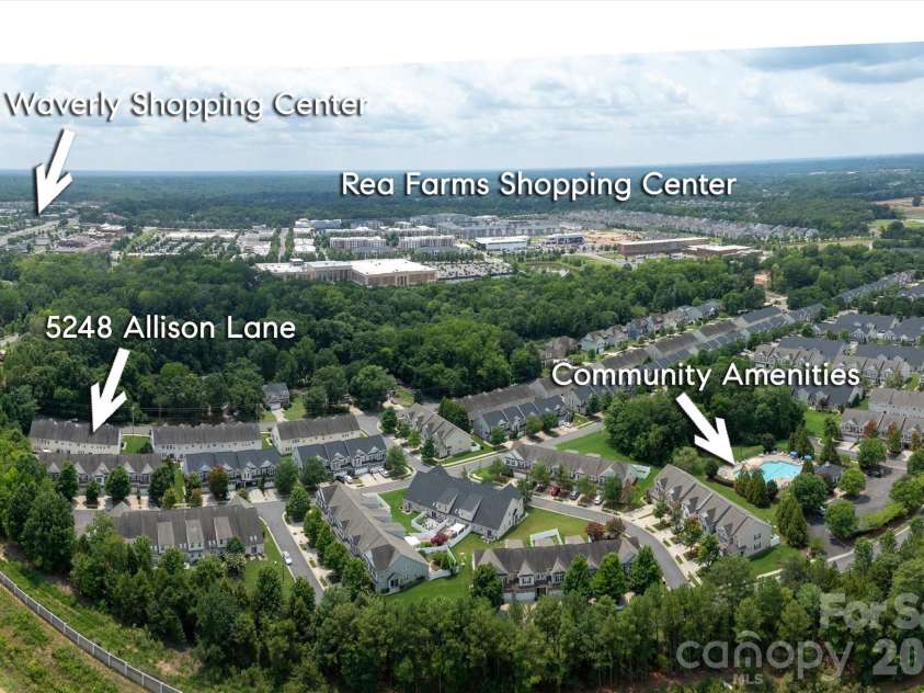 5248 Allison Lane, Charlotte, NC 28277.  MLS# CAR4422907, YatesRealty ID 49741. 