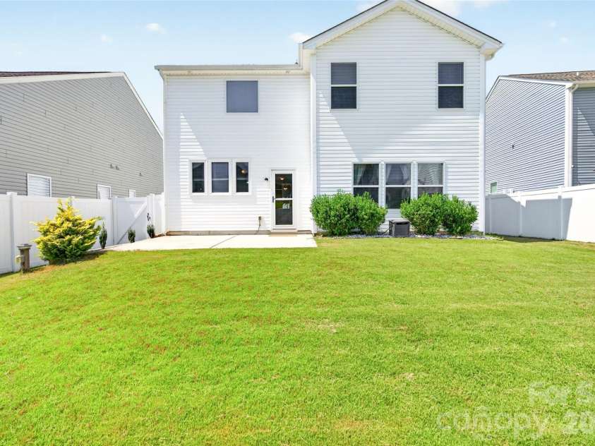 167 Sutters Mill Drive, Troutman, NC 28166.  MLS# CAR4422610, YatesRealty ID 49746. Backyard