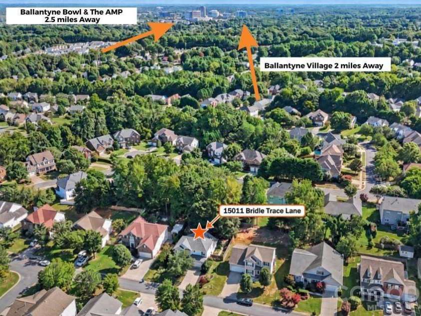 15011 Bridle Trace Lane, Pineville, NC 28134.  MLS# CAR4422263, YatesRealty ID 49752. 