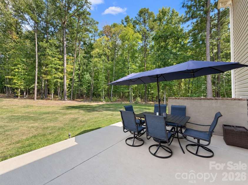9201 Providence Road, Waxhaw, NC 28173.  MLS# CAR4422209, YatesRealty ID 49757. Expanded and stained patio