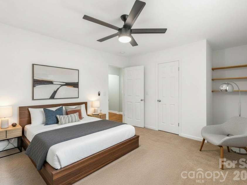 910 Beverly Drive, Rock Hill, SC 29730.  MLS# CAR4421788, YatesRealty ID 49769. Bedroom 3 brings even more space and light to this move-in ready ranch. Virtually Staged.