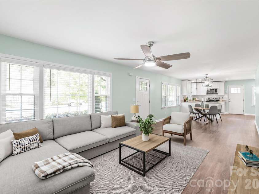 910 Beverly Drive, Rock Hill, SC 29730.  MLS# CAR4421788, YatesRealty ID 49769. Thoughtfully designed open layout connecting the dining space smoothly into the main living room...ideal for seamless everyday living and effortless hosting. Virtually Staged.