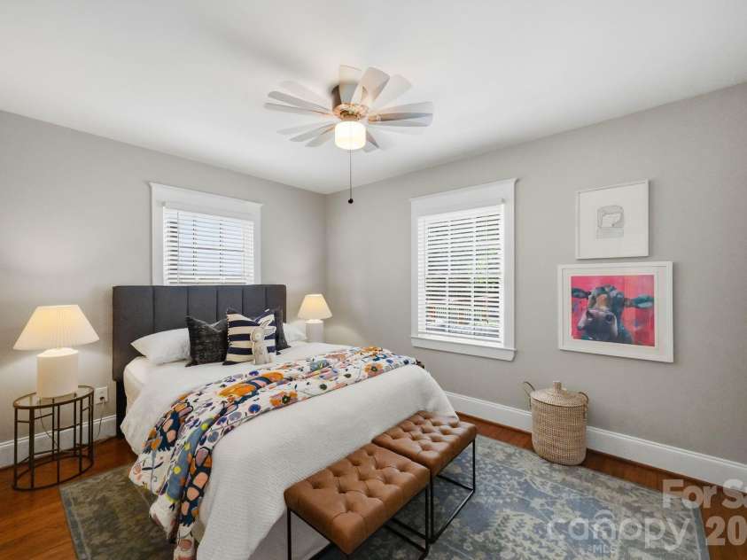 1815 DeArmon Drive, Charlotte, NC 28205.  MLS# CAR4421209, YatesRealty ID 49773. Downstairs Bed 1