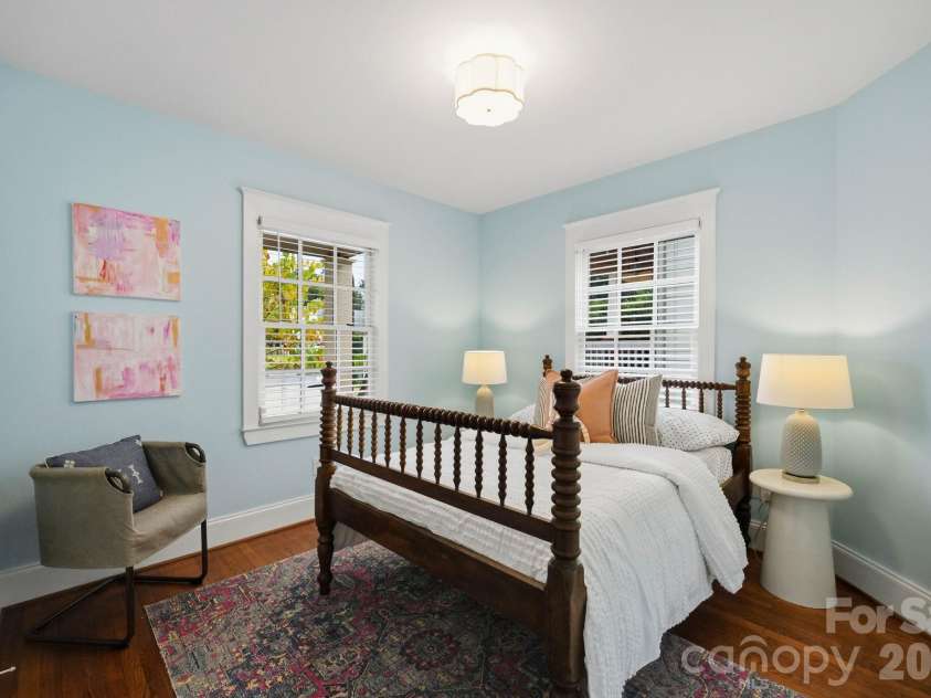 1815 DeArmon Drive, Charlotte, NC 28205.  MLS# CAR4421209, YatesRealty ID 49773. Downstairs Bed 2