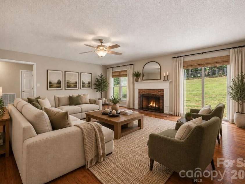 221 Nancy Drive, Shelby, NC 28152.  MLS# CAR4421218, YatesRealty ID 49775. Living Room - Virtual Staging