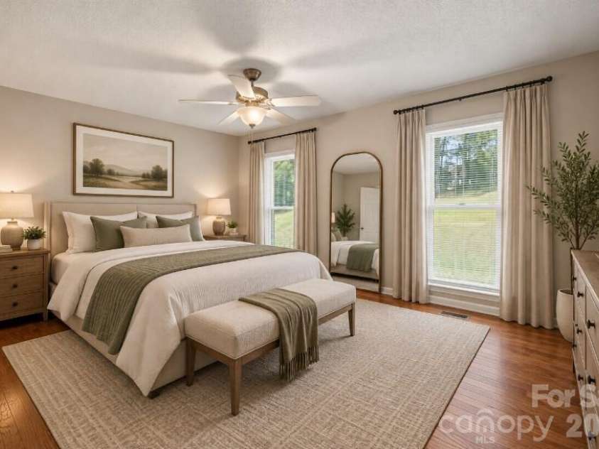 221 Nancy Drive, Shelby, NC 28152.  MLS# CAR4421218, YatesRealty ID 49775. Primary Bedroom - Virtual Staging