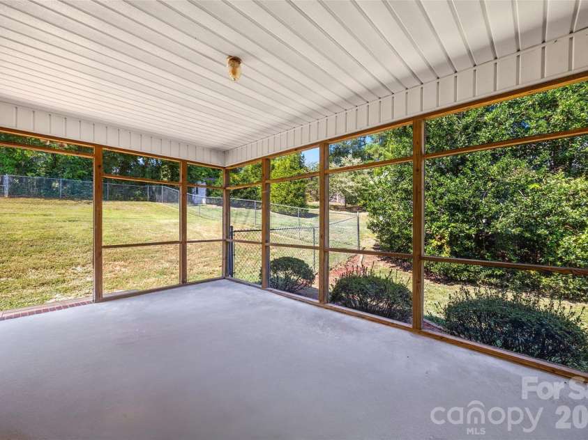 221 Nancy Drive, Shelby, NC 28152.  MLS# CAR4421218, YatesRealty ID 49775. Relaxing screen porch