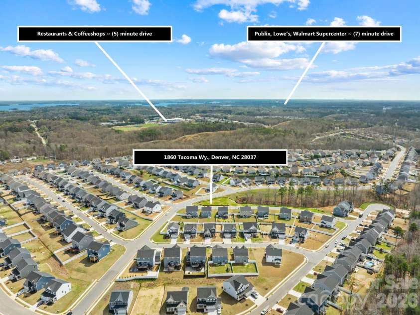 1860 Tacoma Way, Denver, NC 28037.  MLS# CAR4356328, YatesRealty ID 4978. 