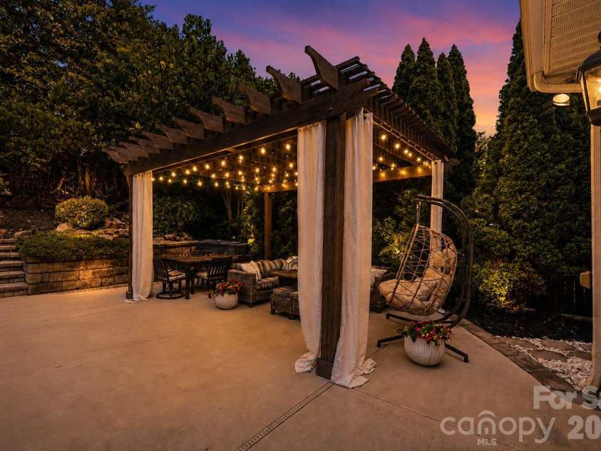 945 Rock Forest Way, Indian Land, SC 29707.  MLS# CAR4420908, YatesRealty ID 49783. Pergola