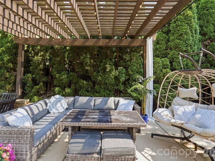 945 Rock Forest Way, Indian Land, SC 29707.  MLS# CAR4420908, YatesRealty ID 49783. Pergola view