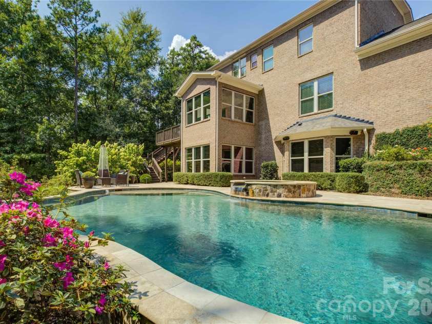 2324 Sommerton Glen, Indian Land, SC 29707.  MLS# CAR4420875, YatesRealty ID 49784. Stunning back yard with a saltwater pool