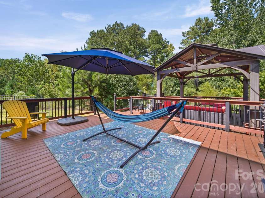 4104 Long Arrow Drive, Concord, NC 28025.  MLS# CAR4420613, YatesRealty ID 49790. Back Deck 1