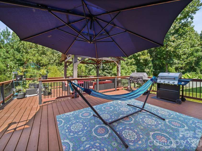 4104 Long Arrow Drive, Concord, NC 28025.  MLS# CAR4420613, YatesRealty ID 49790. Back Deck 2