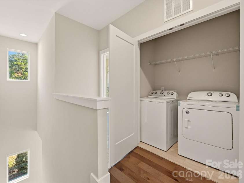 1107 Reece Road, Charlotte, NC 28209.  MLS# CAR4420570, YatesRealty ID 49793. Laundry on Upper Level