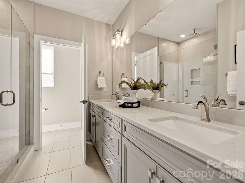 1107 Reece Road, Charlotte, NC 28209.  MLS# CAR4420570, YatesRealty ID 49793. Spa-like primary Bathroom