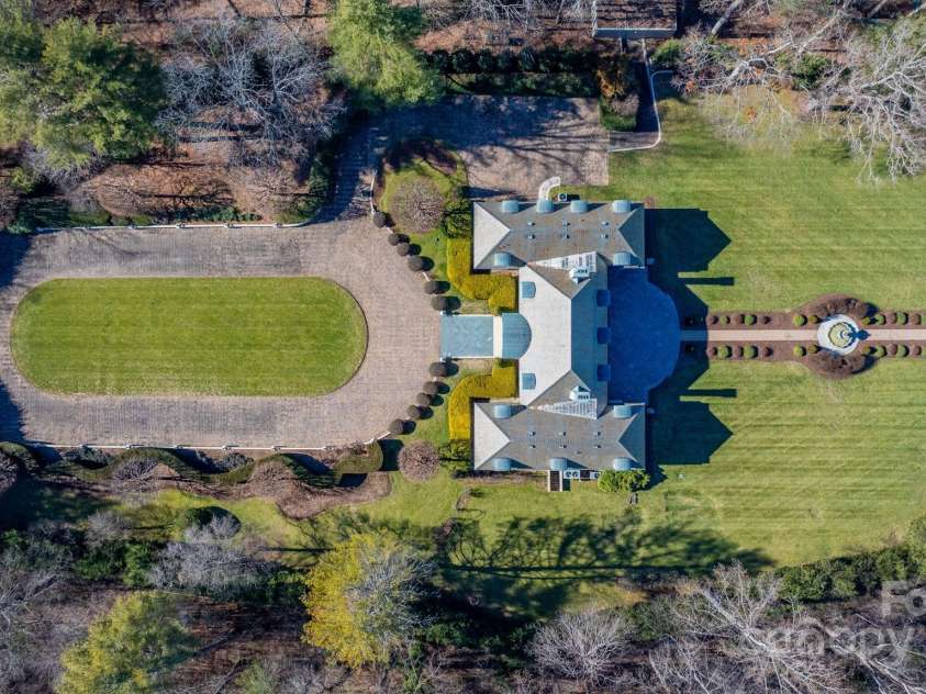135 Claron Place, Lenoir, NC 28645.  MLS# CAR4213212, YatesRealty ID 498. Aerial of House and Partial Land Shot
