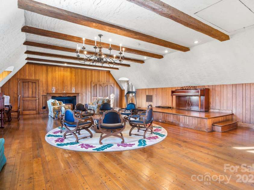 135 Claron Place, Lenoir, NC 28645.  MLS# CAR4213212, YatesRealty ID 498. Exceptional Rec Room w/Stage, Mini Kitchen, Fireplace & Game Areas