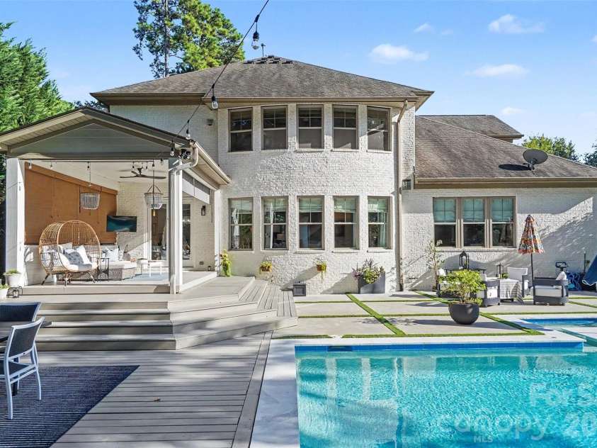 15304 Wyndham Oaks Drive, Charlotte, NC 28277.  MLS# CAR4419486, YatesRealty ID 49806. Backyard Oasis