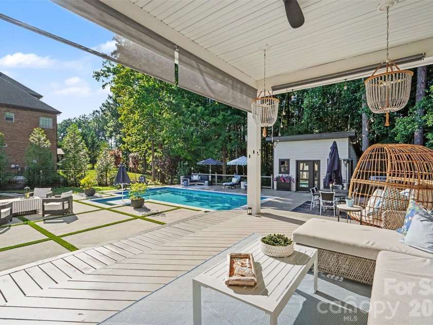 15304 Wyndham Oaks Drive, Charlotte, NC 28277.  MLS# CAR4419486, YatesRealty ID 49806. Backyard Oasis