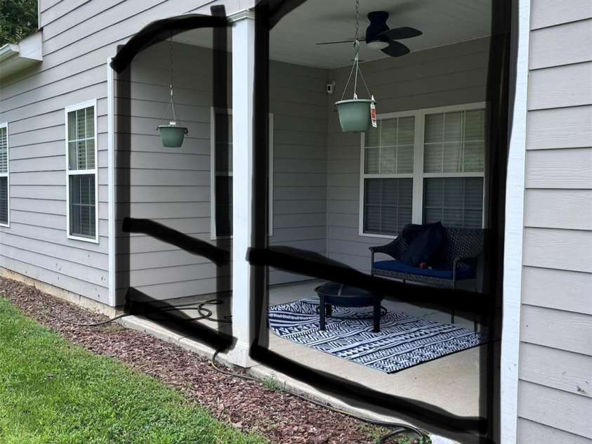 20345 Harroway Drive, Cornelius, NC 28031.  MLS# CAR4418948, YatesRealty ID 49813. Proposed Screen but flexible if door preferred