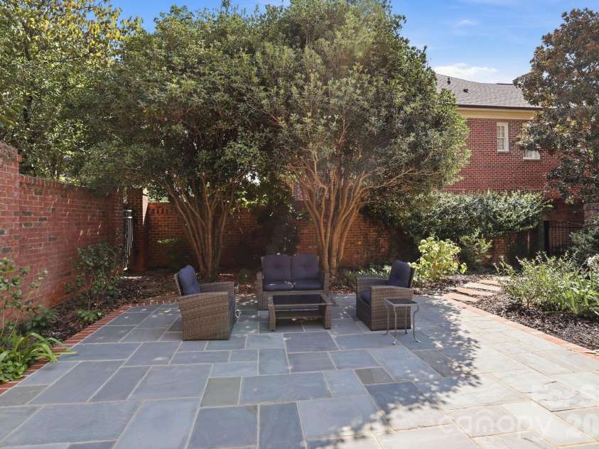 6831 Louisburg Square Lane, Charlotte, NC 28210.  MLS# CAR4417877, YatesRealty ID 49817. Beautiful patio!