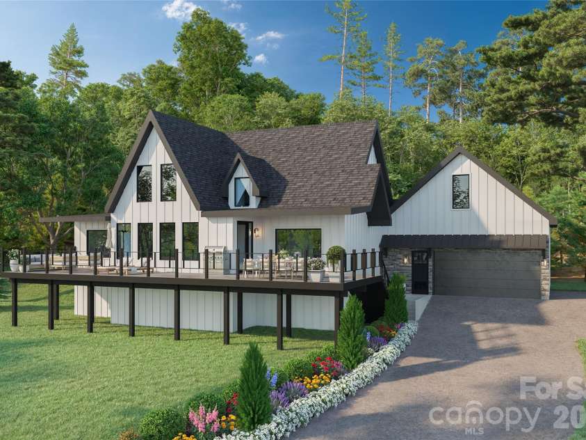 158 Twin Courts Drive, Weaverville, NC 28787.  MLS# CAR4415895, YatesRealty ID 49824. Virtually finished