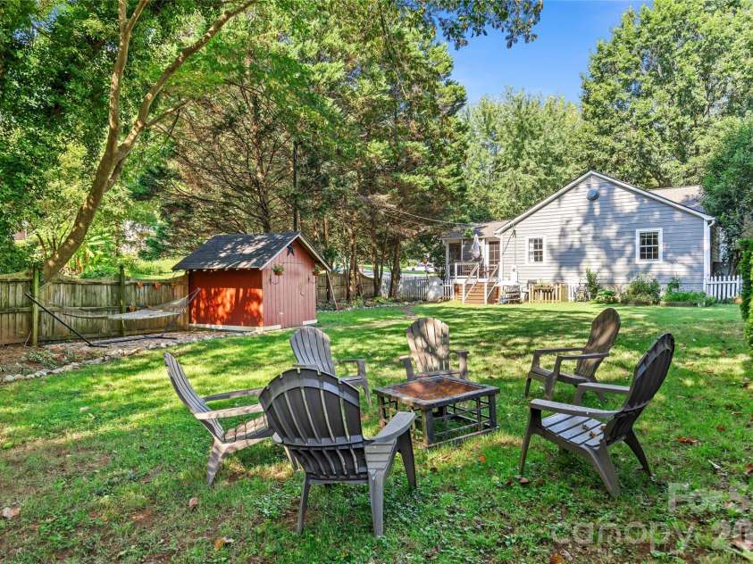 512 Bascom Street, Charlotte, NC 28205.  MLS# CAR4412433, YatesRealty ID 49830. Backyard
