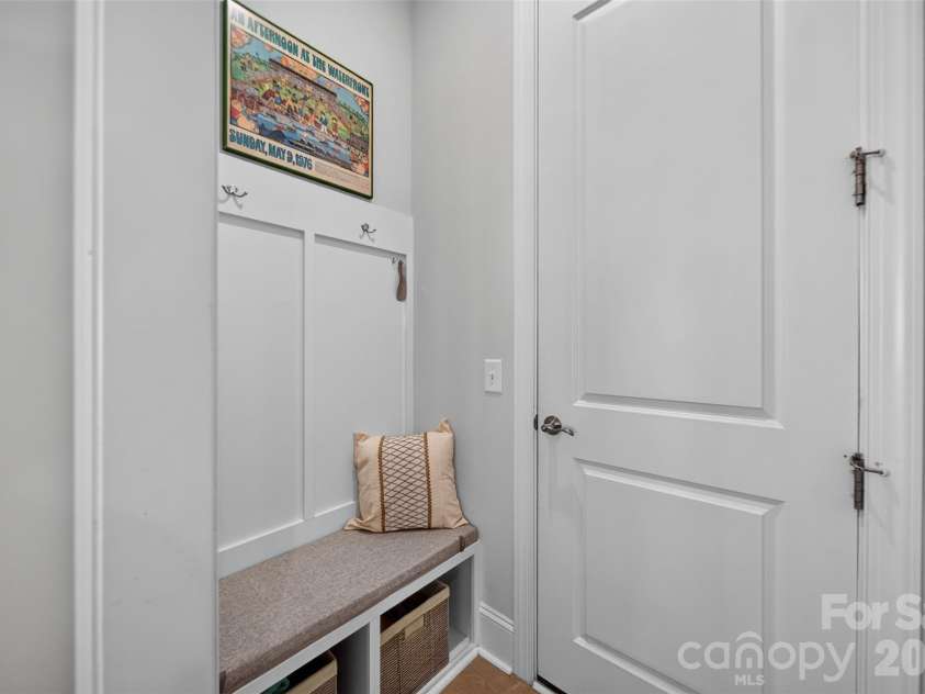 3135 Everly Enclave Way, Charlotte, NC 28210.  MLS# CAR4409003, YatesRealty ID 49832. Drop zone entering from the garage