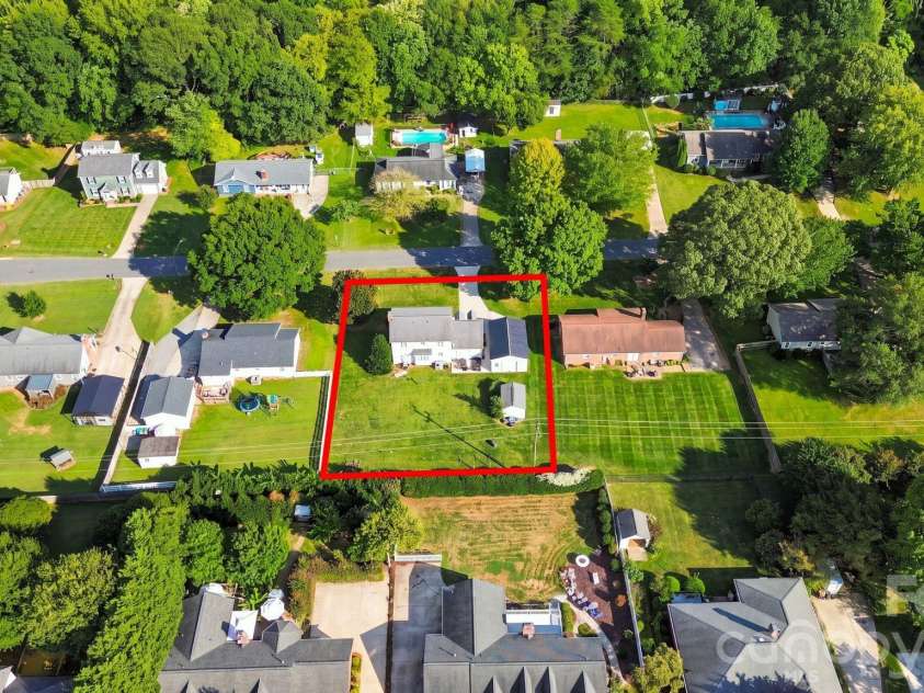 2325 Winterfield Drive, Gastonia, NC 28056.  MLS# CAR4408446, YatesRealty ID 49833. Aerial view