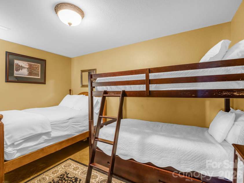 1237 South Cove Road, Mill Spring, NC 28756.  MLS# CAR4421708, YatesRealty ID 49838. Bunk Room-4th Bedroom
