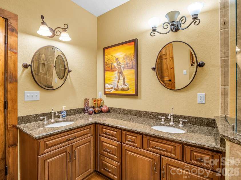 1237 South Cove Road, Mill Spring, NC 28756.  MLS# CAR4421708, YatesRealty ID 49838. En Suite Bathroom