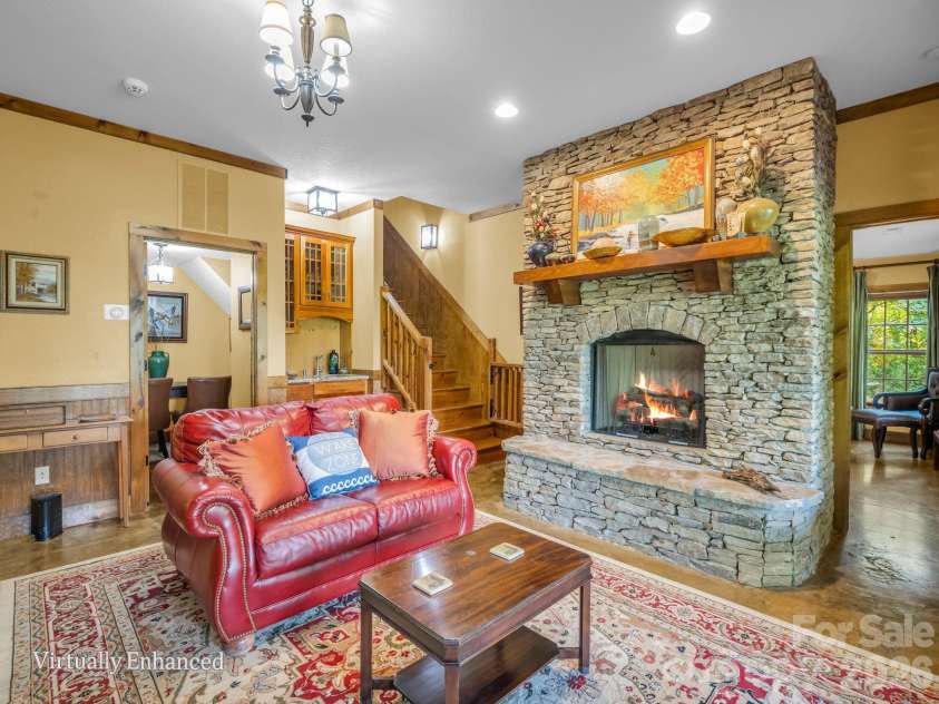 1237 South Cove Road, Mill Spring, NC 28756.  MLS# CAR4421708, YatesRealty ID 49838. Lower-Level Family Room