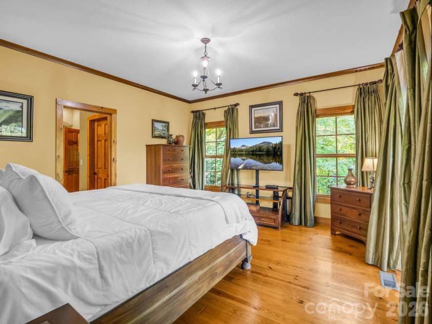 1237 South Cove Road, Mill Spring, NC 28756.  MLS# CAR4421708, YatesRealty ID 49838. Primary Bedroom on the Main Level