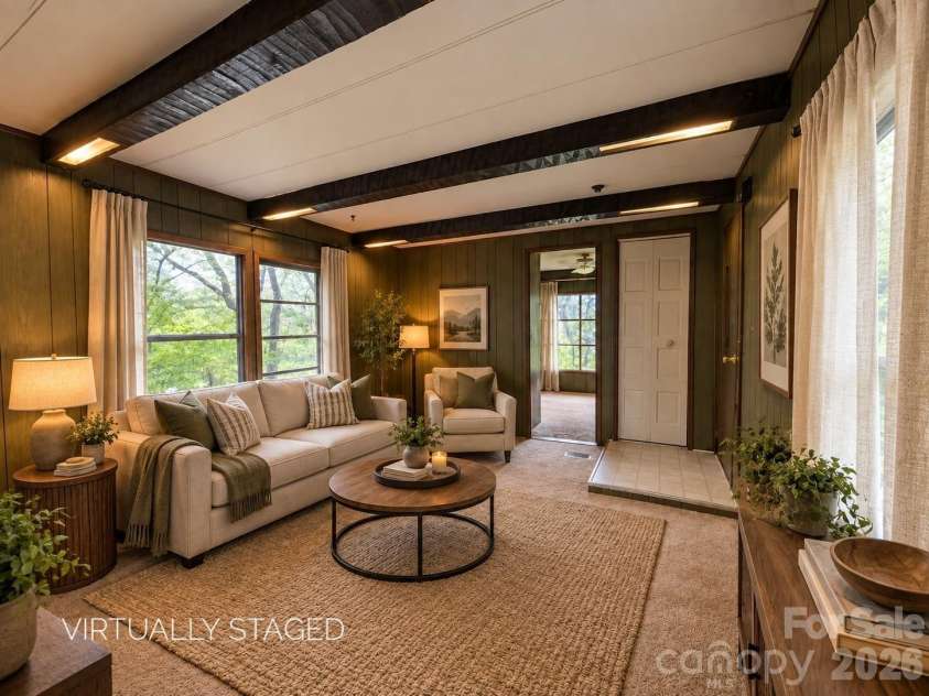 1491 Prices Creek Road, Burnsville, NC 28714.  MLS# CAR4422423, YatesRealty ID 49844. Virtually Staged for inspiration.