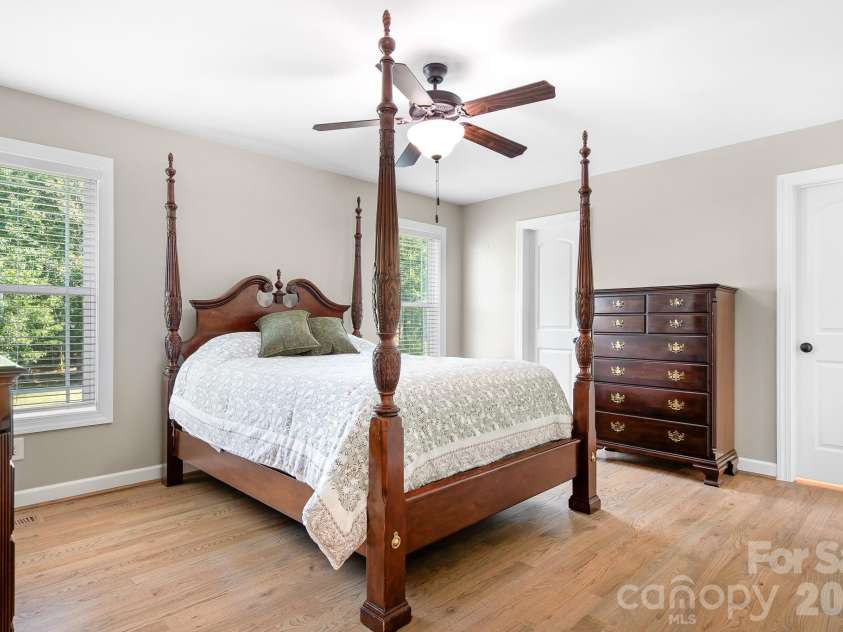1928 Cordia Circle, Newton, NC 28658.  MLS# CAR4422534, YatesRealty ID 49846. Primary bedroom with 2 closets