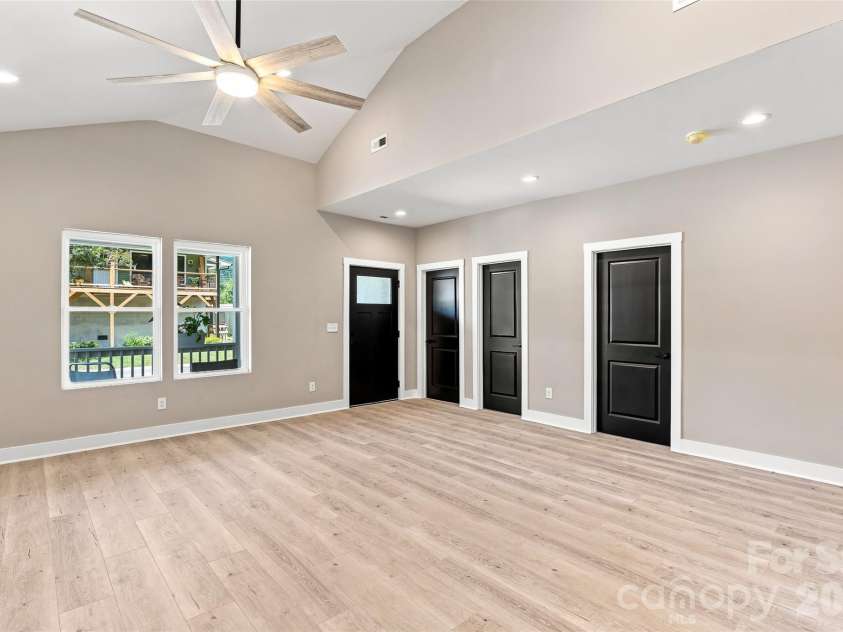 156 Edwards Avenue, Swannanoa, NC 28778.  MLS# CAR4422334, YatesRealty ID 49847. Living area as viewed from kitchen