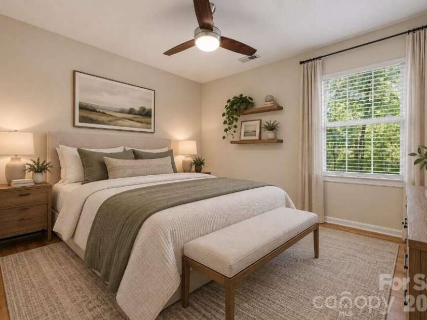 404 Sadie Drive, Matthews, NC 28105.  MLS# CAR4420775, YatesRealty ID 49866. Bedroom 3 - Virtual Staging