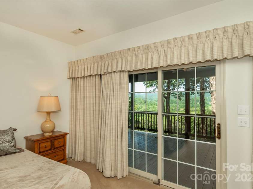 1244 Windover Drive, Brevard, NC 28712.  MLS# CAR4169991, YatesRealty ID 4987. Master Bedroom