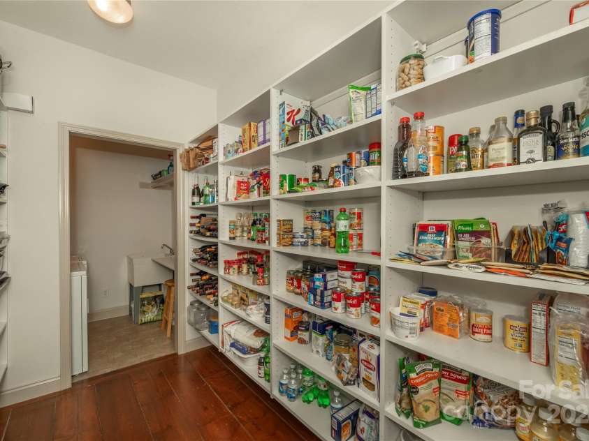 1244 Windover Drive, Brevard, NC 28712.  MLS# CAR4169991, YatesRealty ID 4987. Pantry Off Kitchen