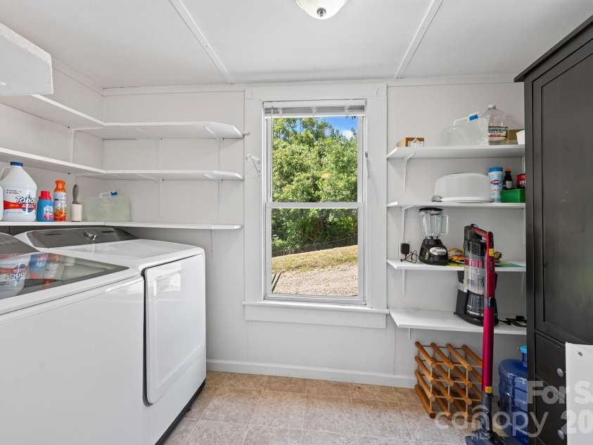 23 Maxwell Road, Asheville, NC 28805.  MLS# CAR4421518, YatesRealty ID 49871. Laundry Room/Pantry Storage