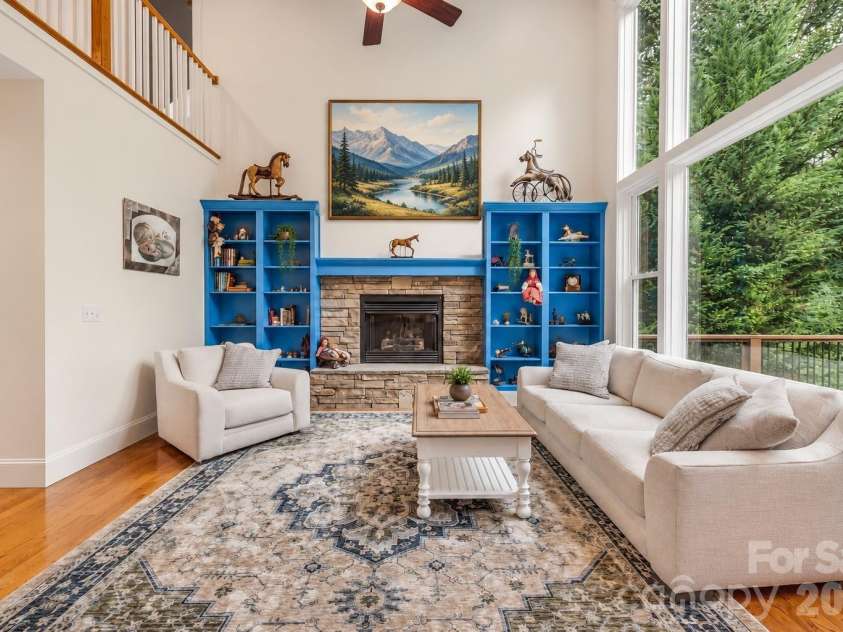 151 Hillside Drive, Swannanoa, NC 28778.  MLS# CAR4418957, YatesRealty ID 49872. Cozy Up by the Fireplace
