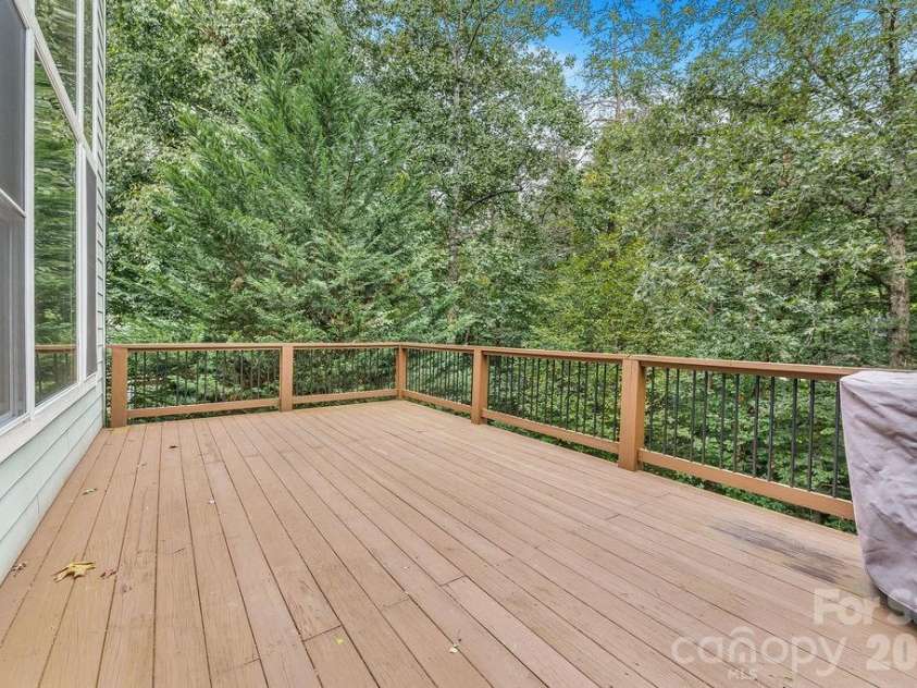 151 Hillside Drive, Swannanoa, NC 28778.  MLS# CAR4418957, YatesRealty ID 49872. Main Level Deck