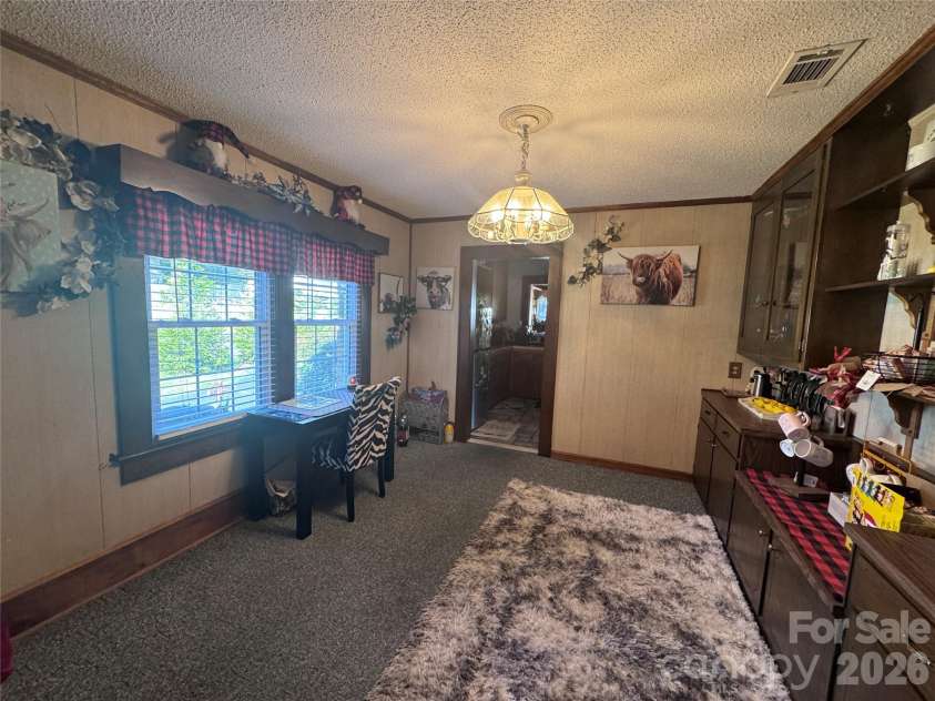 106 Myrtle Street, Morganton, NC 28655.  MLS# CAR4422677, YatesRealty ID 49887. Dining room (current)