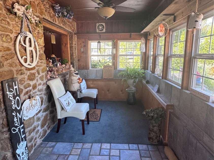 106 Myrtle Street, Morganton, NC 28655.  MLS# CAR4422677, YatesRealty ID 49887. Enclosed porch (current)