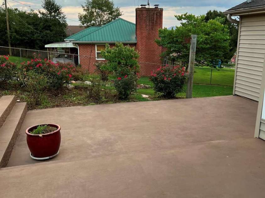 106 Myrtle Street, Morganton, NC 28655.  MLS# CAR4422677, YatesRealty ID 49887. Outside patio